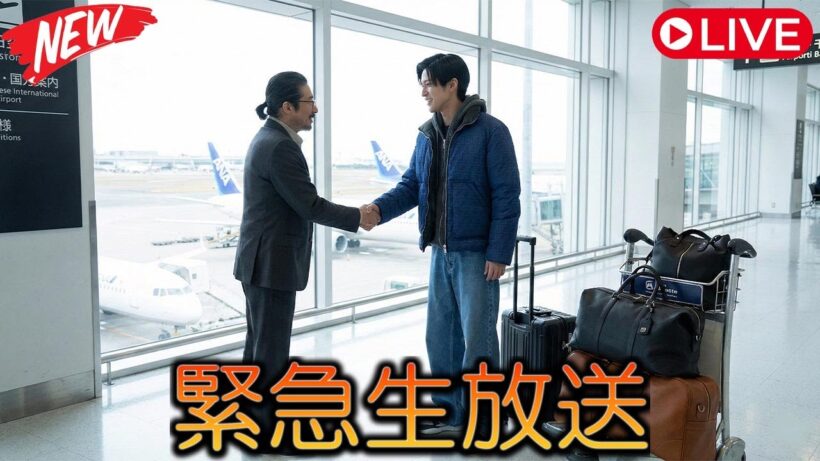 真田広之が目黒蓮を空港で熱く見送る姿が捉えられた、まさに「将軍」シーズン2撮影開始直前の胸を打つ別れの瞬間が今、明らかになる | メメの瞬間