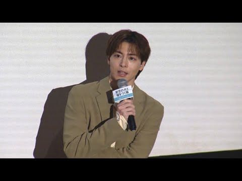 高杉真宙、家族とは「無償で助け合うもの」（映画「架空の犬と嘘をつく猫」大ヒット記念舞台あいさつ／高杉真宙 森ガキ侑大）