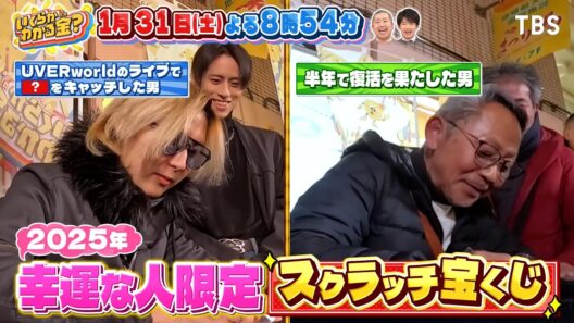 幸運な人限定! SixTONES森本＆なにわ西畑＆野呂佳代がスクラッチ宝くじ!『いくらかわかる金？』1/31(土)【TBS】