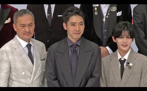 柄本佑、共演の豪華キャストは「クセがスゴイ」（映画「木挽町のあだ討ち」完成披露舞台あいさつ／柄本佑 渡辺謙 長尾謙杜 北村一輝）