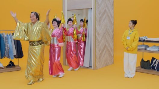 今田美桜、軽快に登場した松平健＆腰元ダンサーズに驚き　突如マツケンサンバの世界観に　『タウンワーク』新CM 「タウンワークのうた」アパレルバイト篇