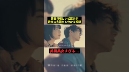 菅田将暉と小松菜奈が最高の夫婦だと分かる瞬間#感動 #恋愛 #shorts