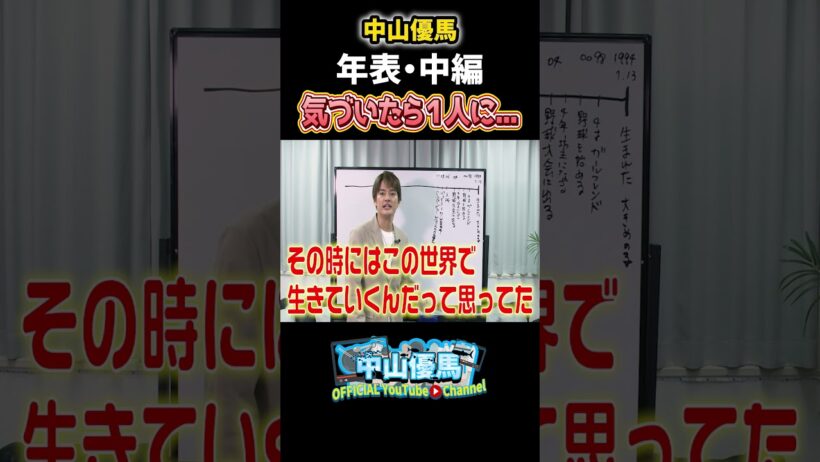 【中山優馬の年表】気づいたらCDデビュー...そして１人に...【中編】_short #中山優馬
