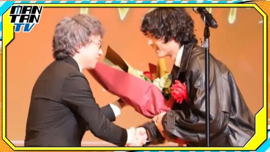 SixTONES松村北斗、新海誠監督がサプライズで祝福　「奇跡のような存在」　＜エランドール賞＞