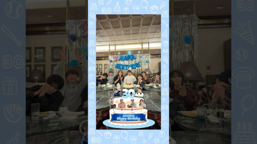 なにわ男子【㊗️30歳！】我らがお兄ちゃん藤原丈一郎サプライズバースデーパーティー💙🎉