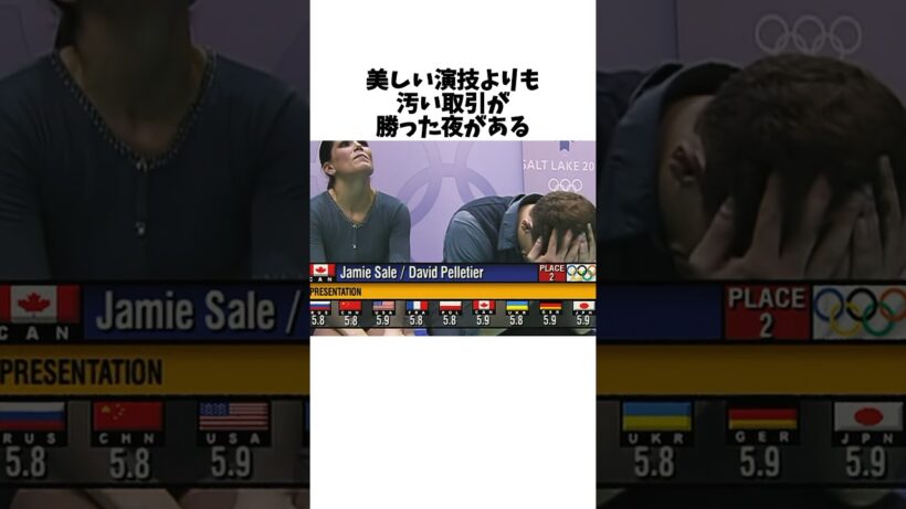 フィギュア史上最悪の八百長 │ #フィギュアスケート #オリンピック #五輪 #八百長 #shorts
