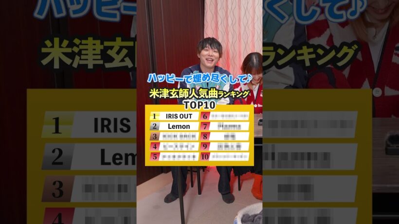 【歌って答えて】米津玄師人気曲ランキングTOP10！