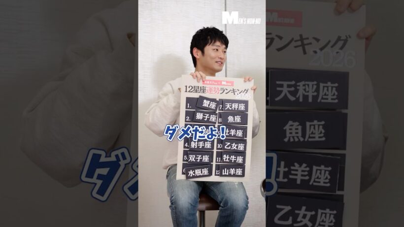 2026年の運勢ランキング！中川と豊田の順位は…？【水晶玉子×中川大輔×豊田裕大】
