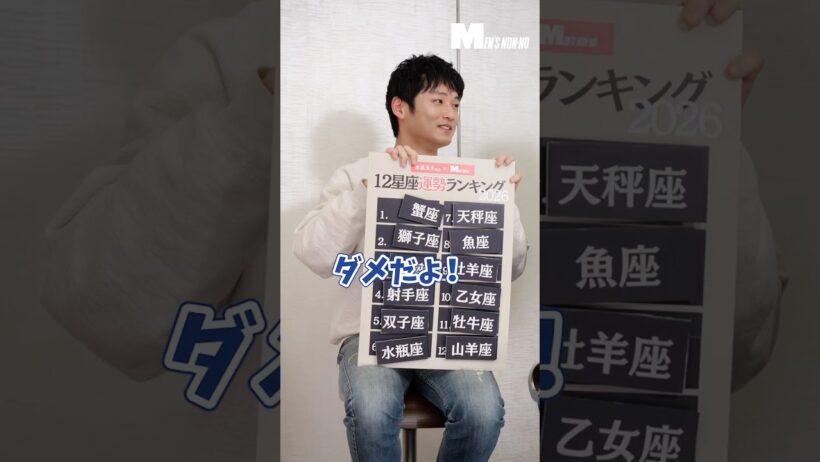 2026年の運勢ランキング！中川と豊田の順位は…？【水晶玉子×中川大輔×豊田裕大】