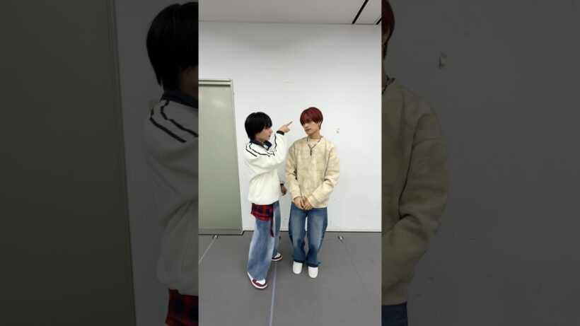 【#大西流星 & #高橋恭平】 #スキスギ❤️‍🩹🌿 🧡きょろりゅちぇペアダンス💜 2/18発売 10th Single「HARD WORK」🥡❤️‍🔥 #なにわ男子_HARDWORK