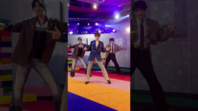 リズムに乗って🕺💛💙🖤#SnowMan #オドロウゼ！#岩本照 #渡辺翔太 #目黒蓮