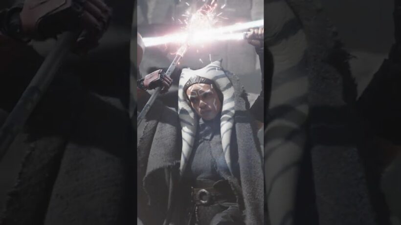 元ジェダイ アソーカ・タノ VS ドロイド⚔️💥｜スター・ウォーズ：アソーカ シーズン1｜Star Wars(スター・ウォーズ) #shorts