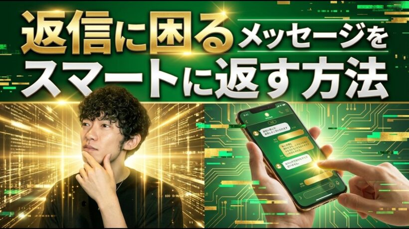 返答に困るメッセージってどうやって返せばいいの？