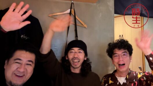 小手伸也さんと片桐仁さんに会いました
