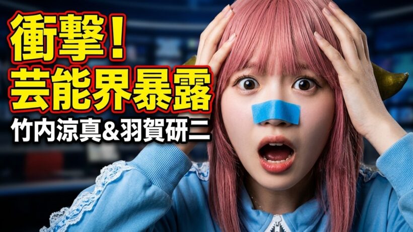 【衝撃】竹内涼真のパワーハグ熱愛＆あの羽賀研二が不起訴！？芸能界の裏側大暴露！