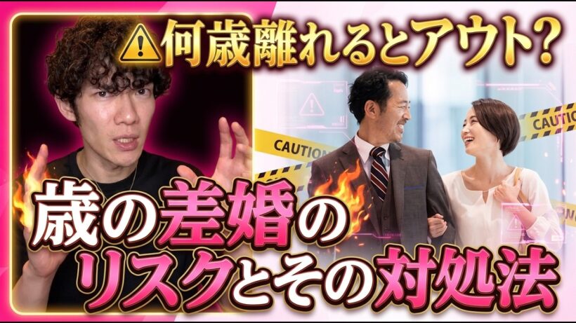 何歳離れるとアウト？歳の差婚のリスクとその対処法