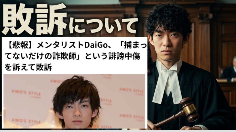 敗訴について