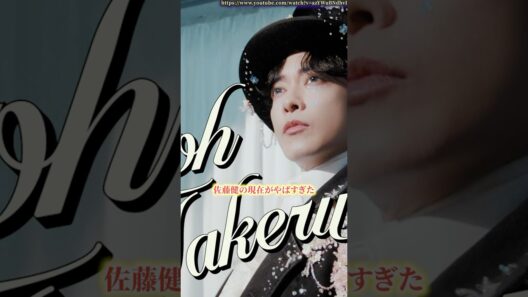 佐藤健の現在がヤバすぎた　#佐藤健  #misamo  #shorts