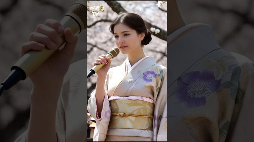 🇬🇷 ギリシャ風コンセプト🌼渡哲也「くちなしの花」｜夜に沁みる男の哀愁👘✨｜AIリップシンク #演歌 #着物  #歌ってみた   #cover