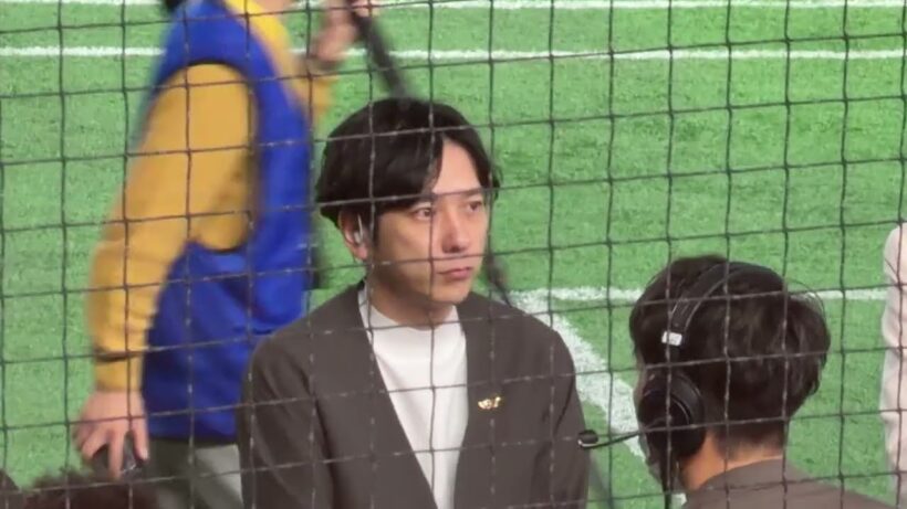 試合終了後の二宮和也さんと渡辺謙さん【 WBC2026 日本 vs チェコ at 東京ドーム 】