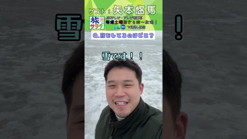 【旅サラダ】3月7日ゲスト・ #矢本悠馬 から問題！  #旅サラダ #shorts