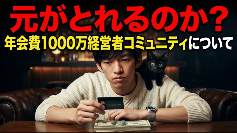 【Real Value】年会費1000万円のコミュニティは元がとれるのか？最新研究で解説