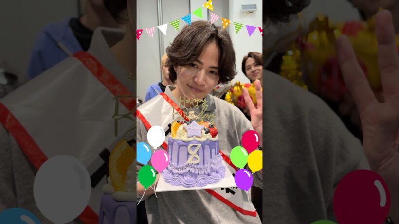 3月7日に31歳を迎えた #菊池風磨 🎉遅くなりましたが、誕生日を#timelesz 全員でお祝いしました🥳🎂幸せな1年になりますように💫#菊池風磨HBD31💜#タイムレス#わちゃわちゃタム