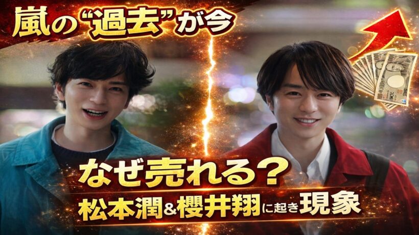 嵐の記憶が動かす現在…松本潤写真と櫻井翔完売の意味✅松本潤「17年前の姿」に騒然…櫻井翔グッズ完売の裏側とは✅「平成女児の恋泥棒」