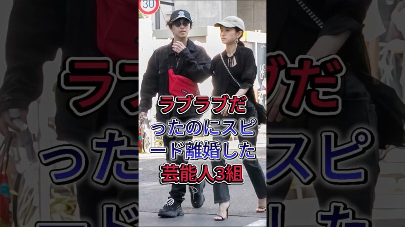 ラブラブだったのにスピード離婚した芸能人3組 #高山一実 #ふくらP #前田敦子 #勝地涼