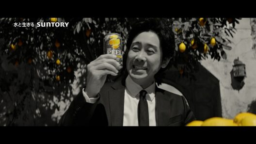 ザ・ピール『果皮の逆襲　ラッキー７』篇 15秒 大泉洋 斎藤工 池松壮亮 サントリー CM