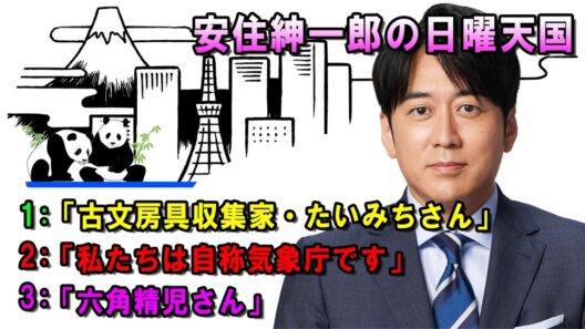 安住紳一郎の日曜天国  ☀️「六角精児さん」💖🎀💦  出演者 :  安住紳一郎（TBSアナウンサー )  【睡眠用・作業用・ドライブ・高音質BGM聞き流し】【広告無し】