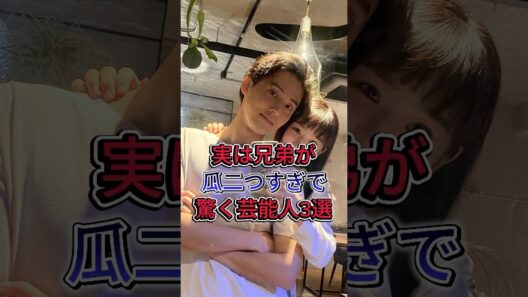 実は兄弟が瓜二つすぎで驚く芸能人3選 #芸能人 #shorts #fyp #藤ヶ谷太輔 #岡田将生