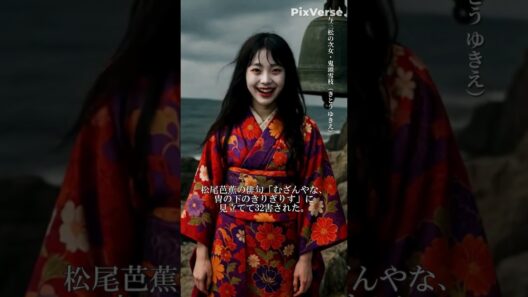 AI【横溝正史シリーズ】獄門島に登場するぶっ飛んだ三姉妹（曲：あざみの如く棘あれば-茶木みやこ）#ai #横溝正史シリーズ #獄門島