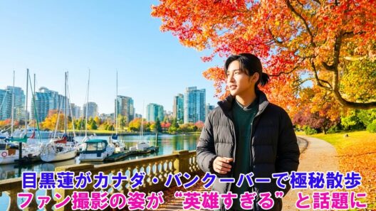 目黒蓮がカナダ・バンクーバーで極秘散歩！ファン撮影の姿が“英雄すぎる”と話題に