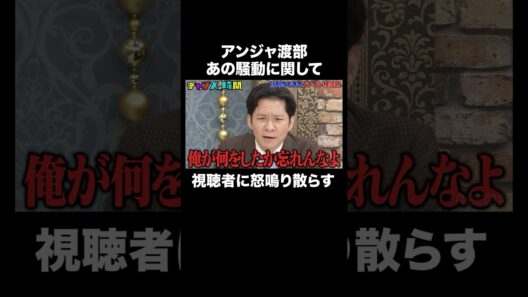 【渡部ブチギレ！？】アンジャッシュ渡部、視聴者に言いたいことが… #行列のできるブチギレ相談所 『 #チャンスの時間 #311 』#ABEMA で無料配信中 #千鳥 #ノブ #大悟