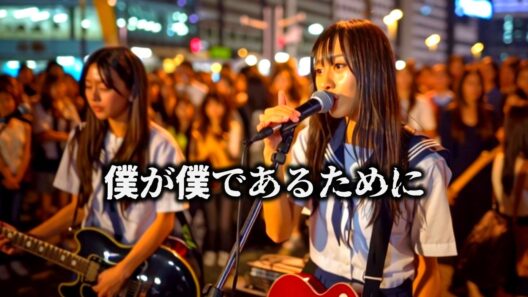 【弾き語りロック】尾崎豊 “僕が僕であるために”🎸放課後に路上で歌ってみた | Japanese After School Street Live ver. | AI Covers