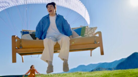 山下達郎 書き下ろし「Finally Free」にのせて松山ケンイチがワイヤースタントに挑戦／サントリー オールフリー CM＋メイキング