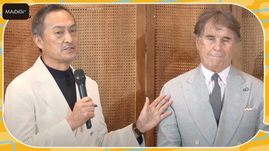 渡辺謙、ブルネロクチネリ創業者の“ラストサムライ愛”に「情熱的な方」と笑顔　「ブルネロ クチネリ銀座店」オープニングセレモニー