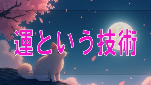 【武田鉄矢今朝の三枚おろし】 テーマ『運という技術』1週間まとめ