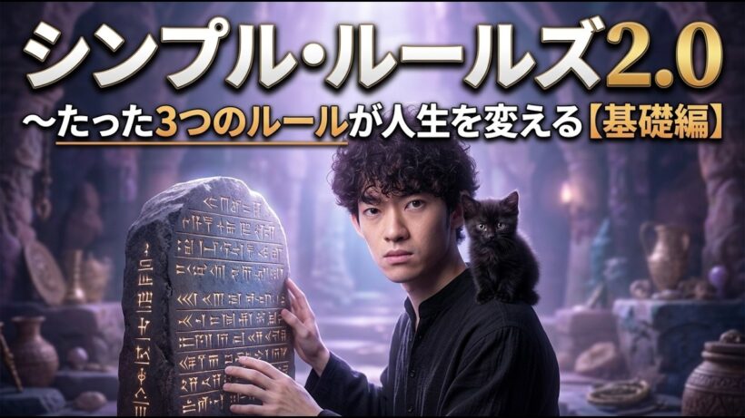 人生が変わるマイルールの作り方【シンプルルール2.0〜Dラボ無料版】