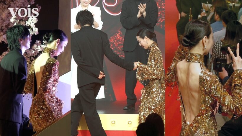 戸田恵梨香、美背中大胆に！生田斗真のエスコートで華やかに　Netflixシリーズ「地獄に堕ちるわよ」配信記念PARTY