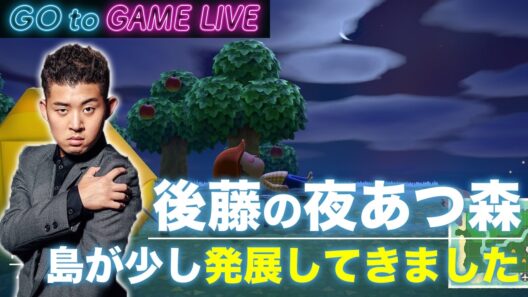 【後藤の夜あつ森】マイホームやお店ができつつあります