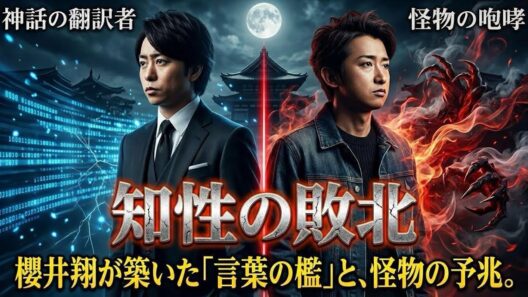 櫻井翔が25年間隠した「大野智という怪物」への本音。知性の敗北と聖域の翻訳。