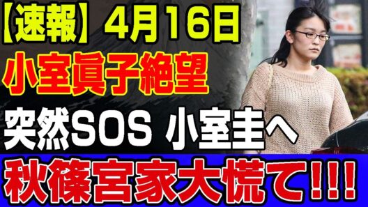 【速報】04月16日小室眞子さまSOS？ 浮上する帰国説