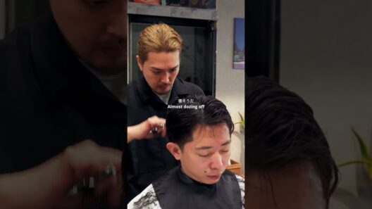 成田凌風にバッサリカットしてもらった結果…… #vlog #社会人#asmr #asmrbarber #barber #barbershop