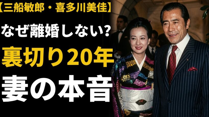 【実話】三船敏郎と吉峰幸子…6億円を拒否「私は一生あなたの妻」離婚しない理由に涙