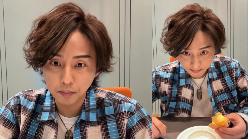 2026 04 21、Kis-My- Ft2 藤ヶ谷太輔インスタライブ、シュークリーム食べてチョコミントアイス食べてご機嫌な藤ヶ谷くんとてもかわいいです