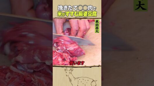 東出昌大 / 米が進む麻婆豆腐