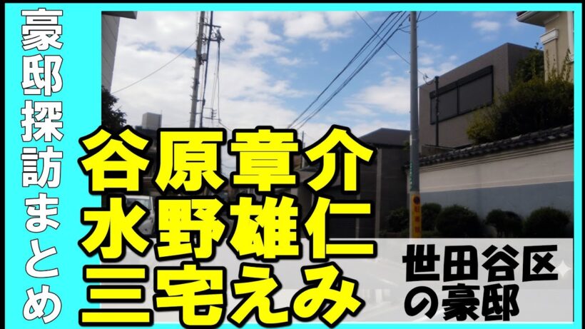 有名俳優の豪邸ツアー｜谷原章介の自宅周辺を徹底取材　#不動産 #不動産投資 #豪邸見学ツアー #物件紹介#高級住宅街 #豪邸