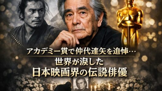😢 アカデミー賞で仲代達矢を追悼…世界が涙した日本映画界の伝説俳優